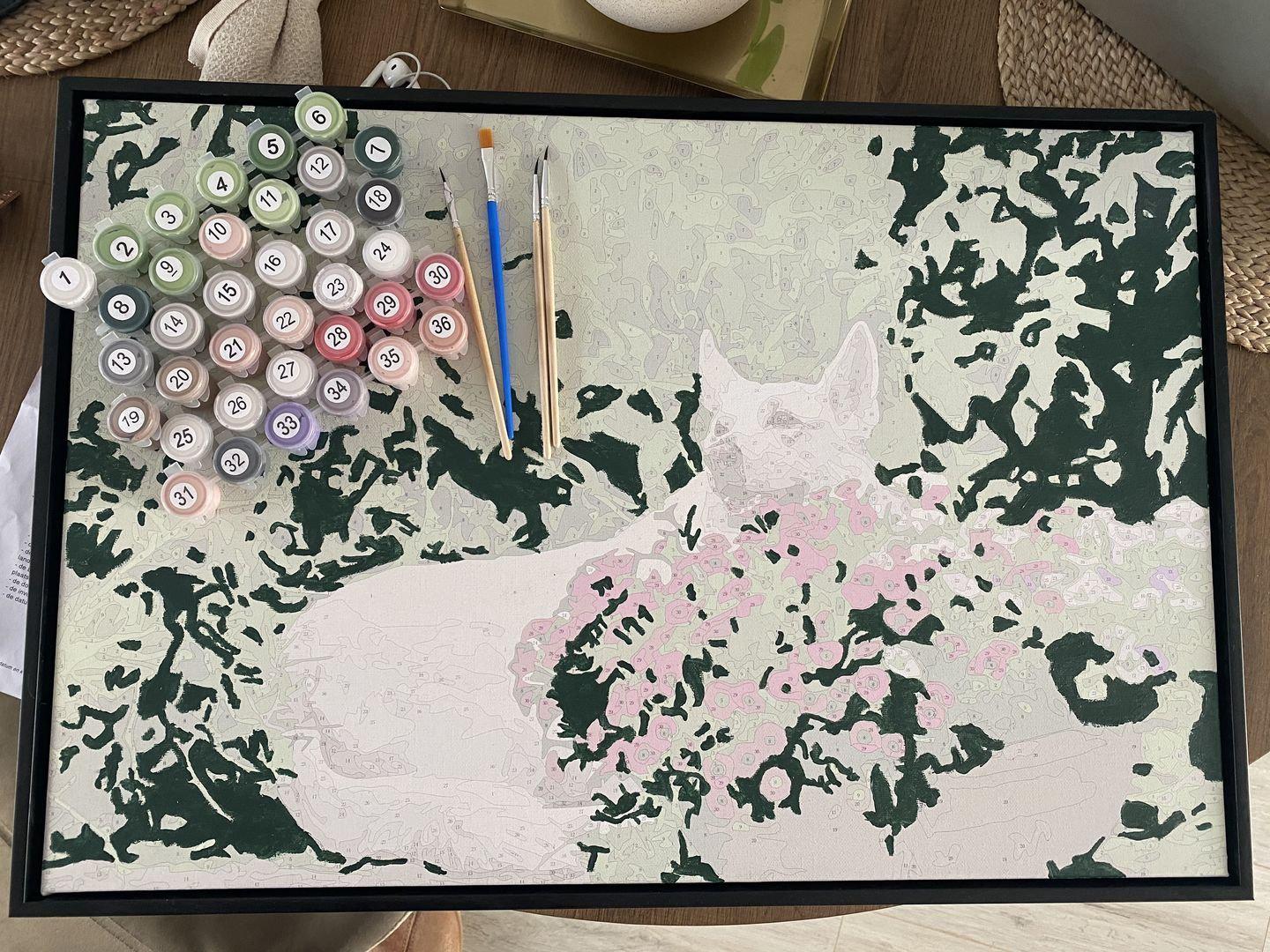 Paint by Numbers: excluding frame or already mounted on a frame?