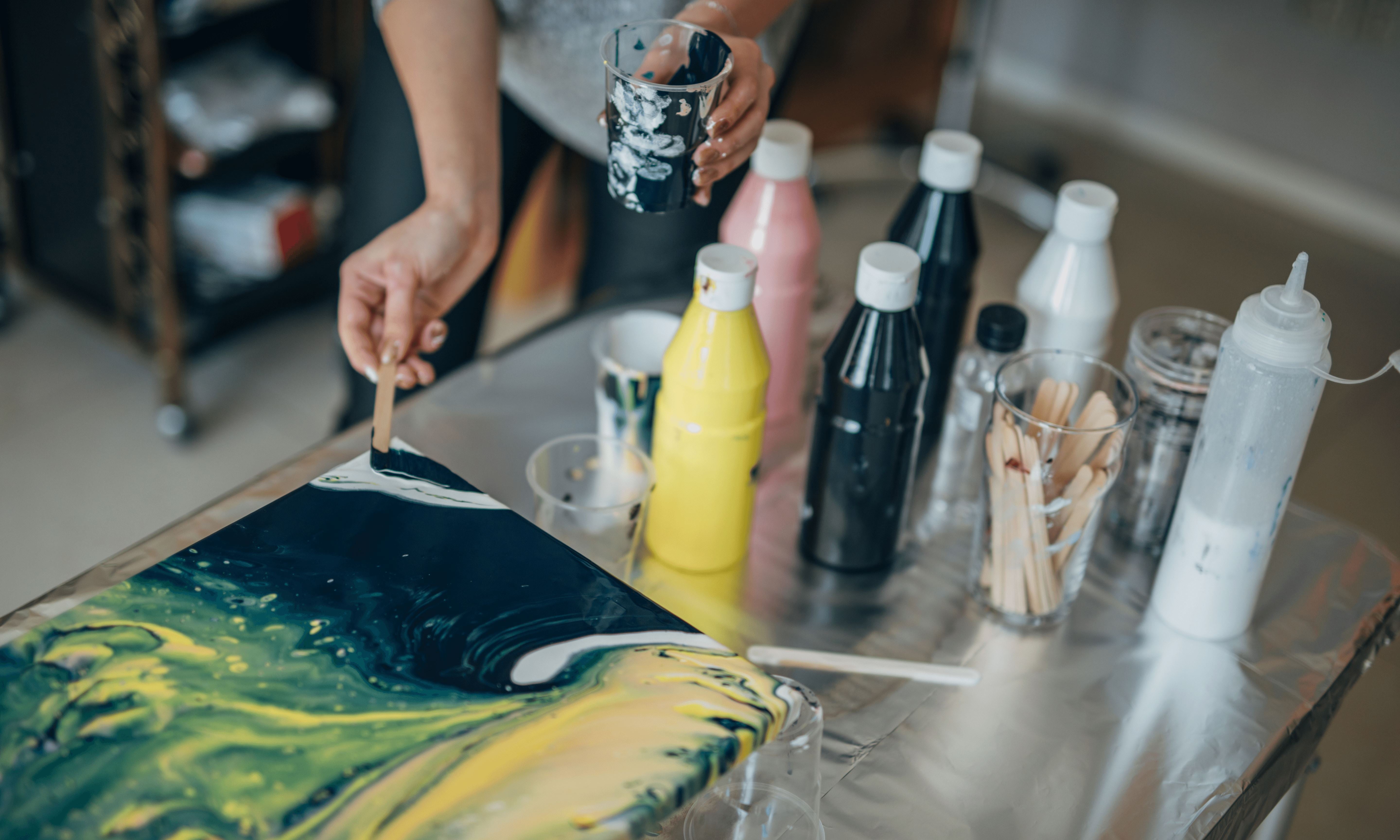 Thinning acrylic paint - Tips and Tricks
