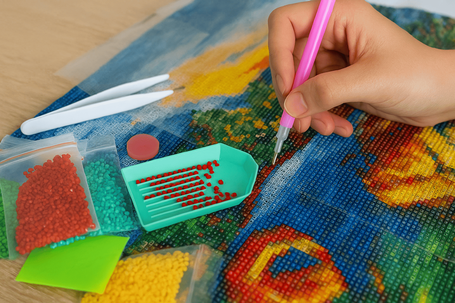 Diamond Painting: Stap voor stap jouw eerste schitterende kunstwerk