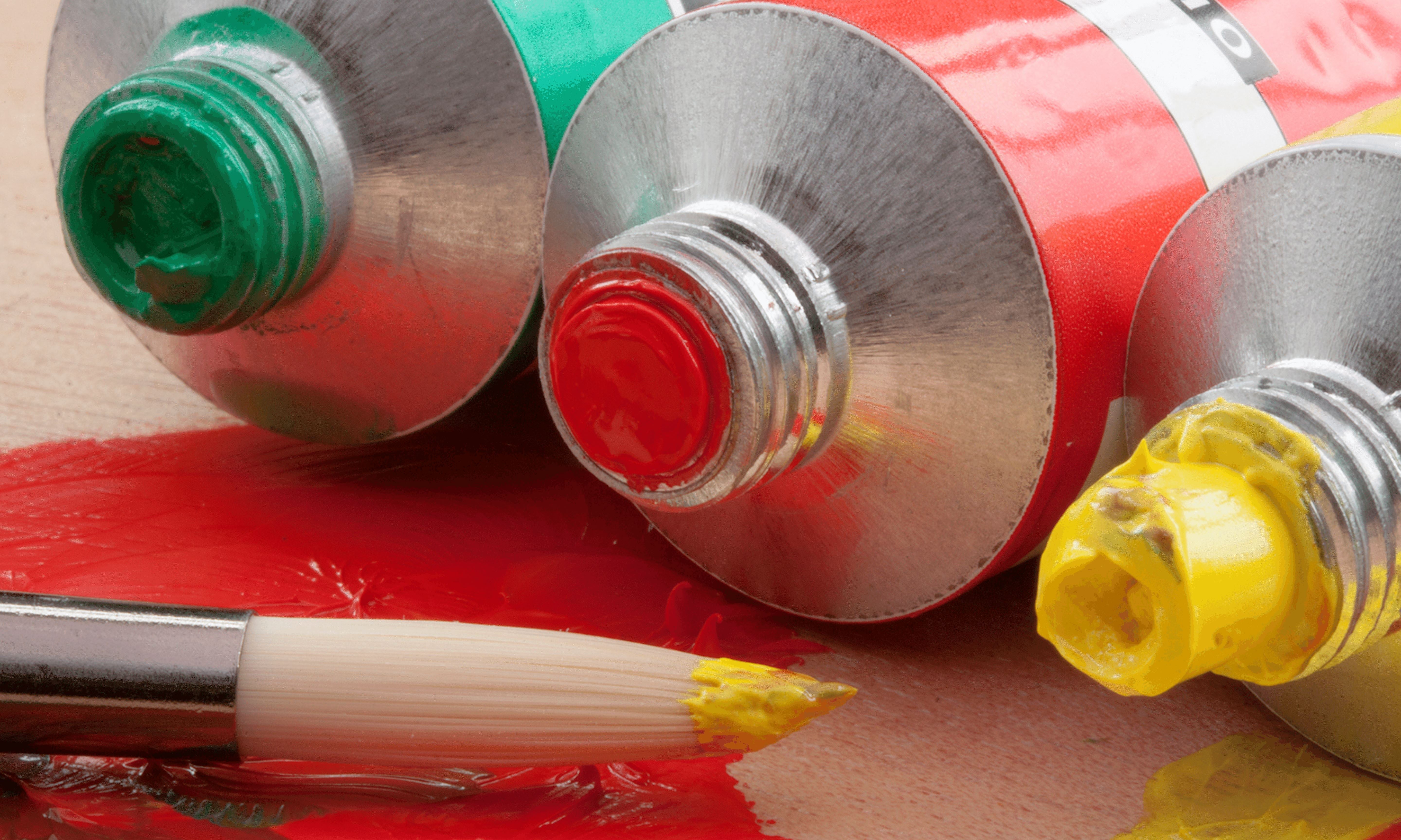 Oil paint: components and properties