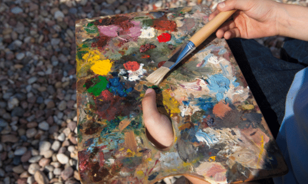 What is a painter's palette?