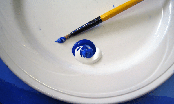 Brushes for painting with acrylic paint