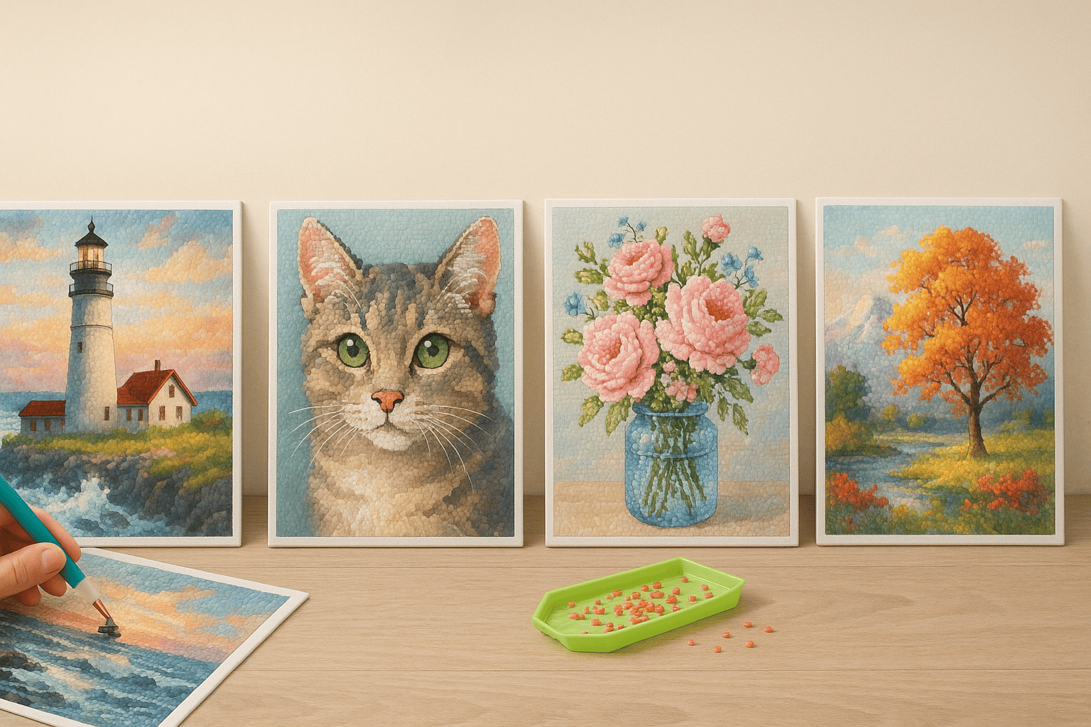 Diamond Painting as a moment of meditation: creative relaxation