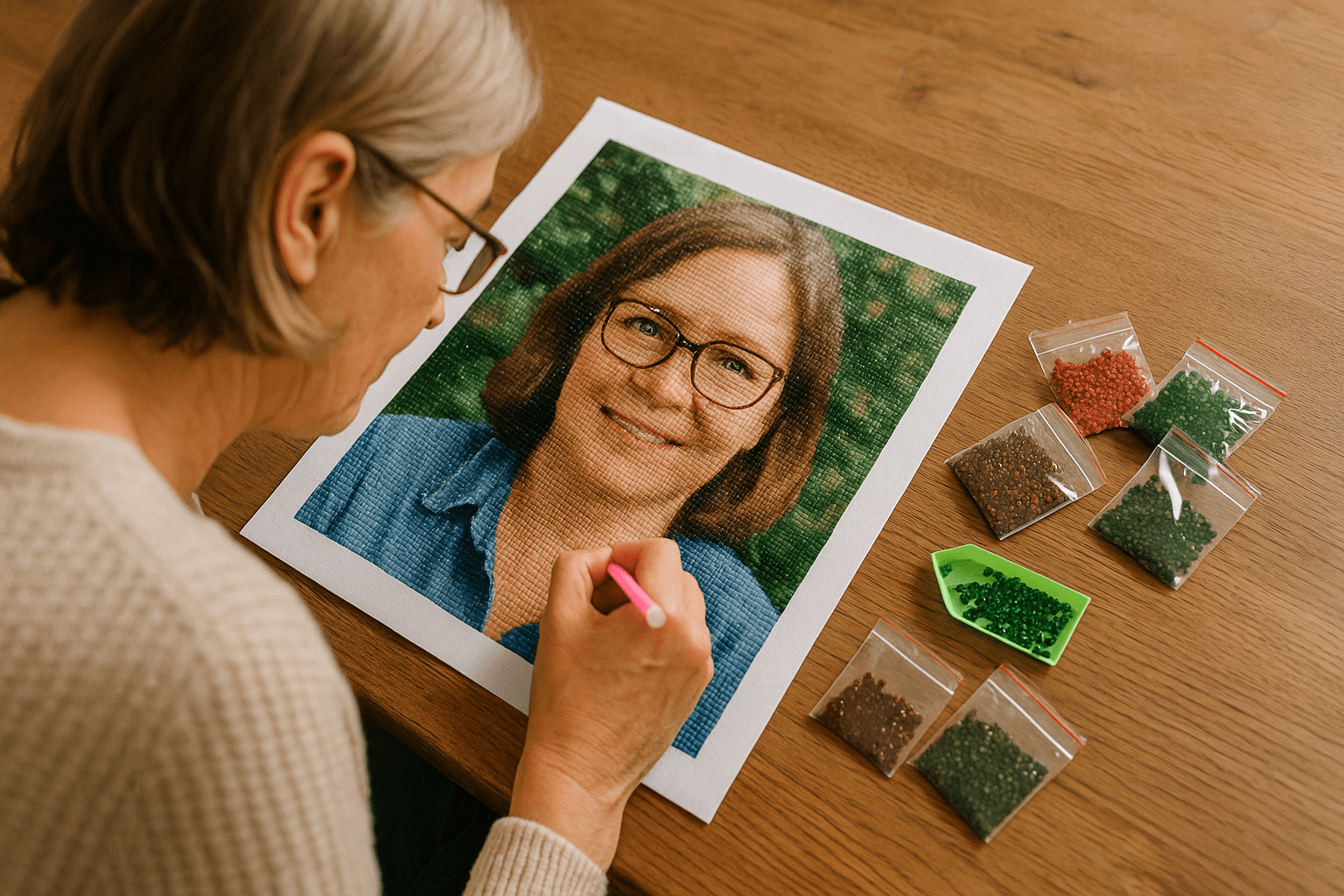 Framing Diamond Painting: this is how you do it without stress