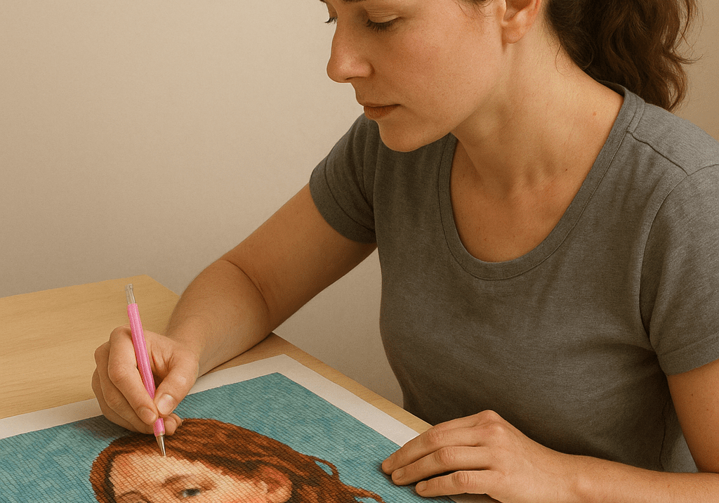Diamond Painting with a Multi-Placer: work faster and more accurately