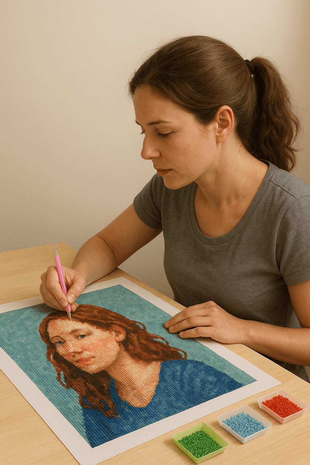 Diamond Painting with a Multi-Placer: work faster and more accurately
