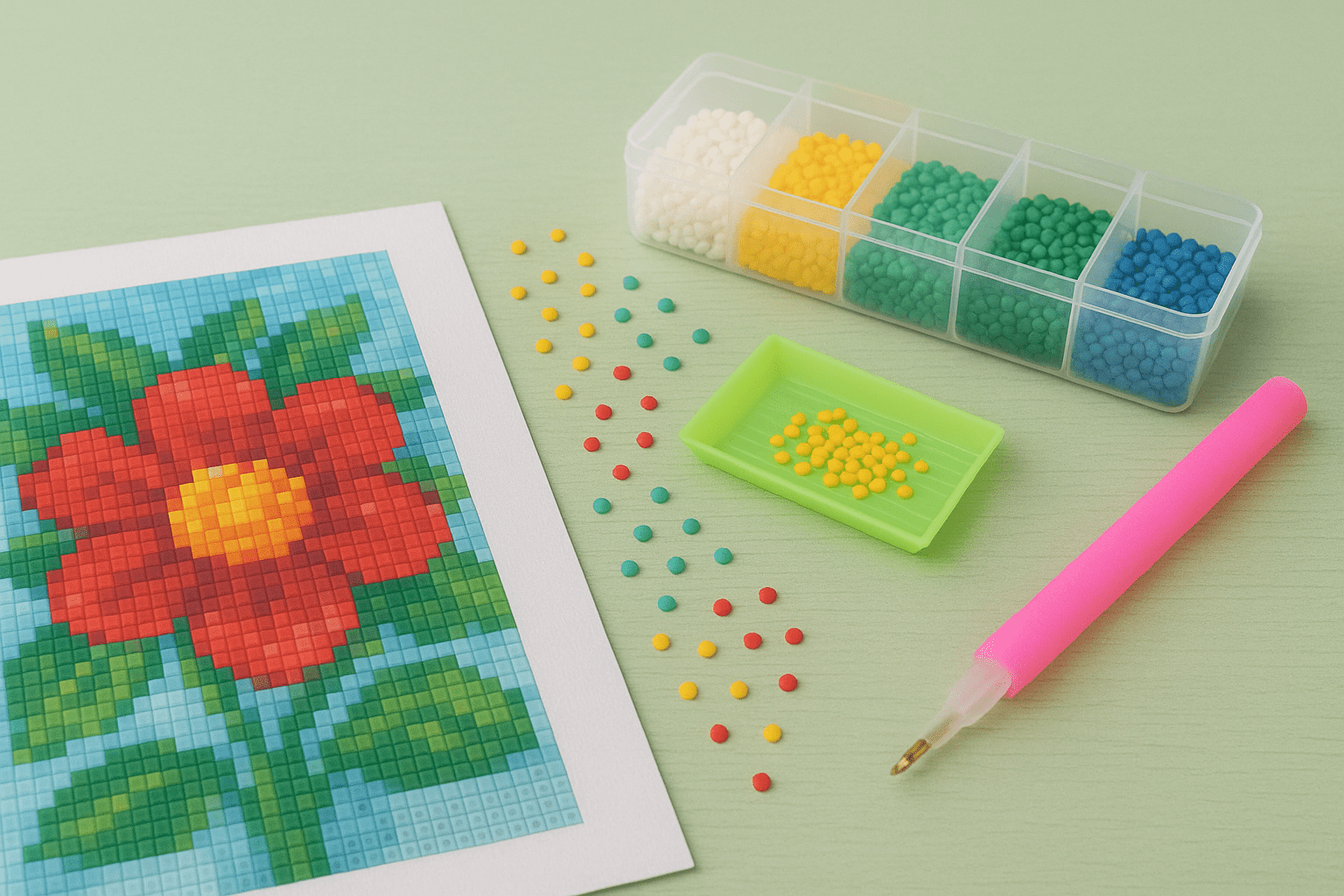 Diamond Painting for adults: relaxation, technique and creative inspiration