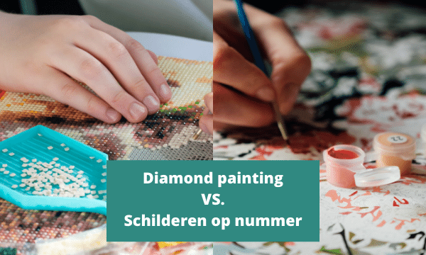 Diamond painting vs. Paint by Numbers