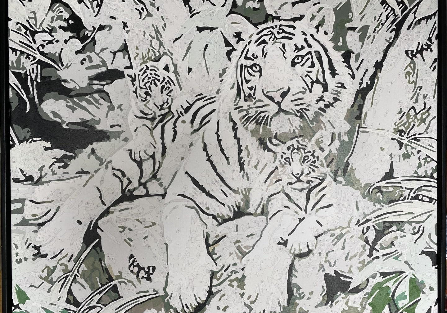 Make your own painting: start painting
