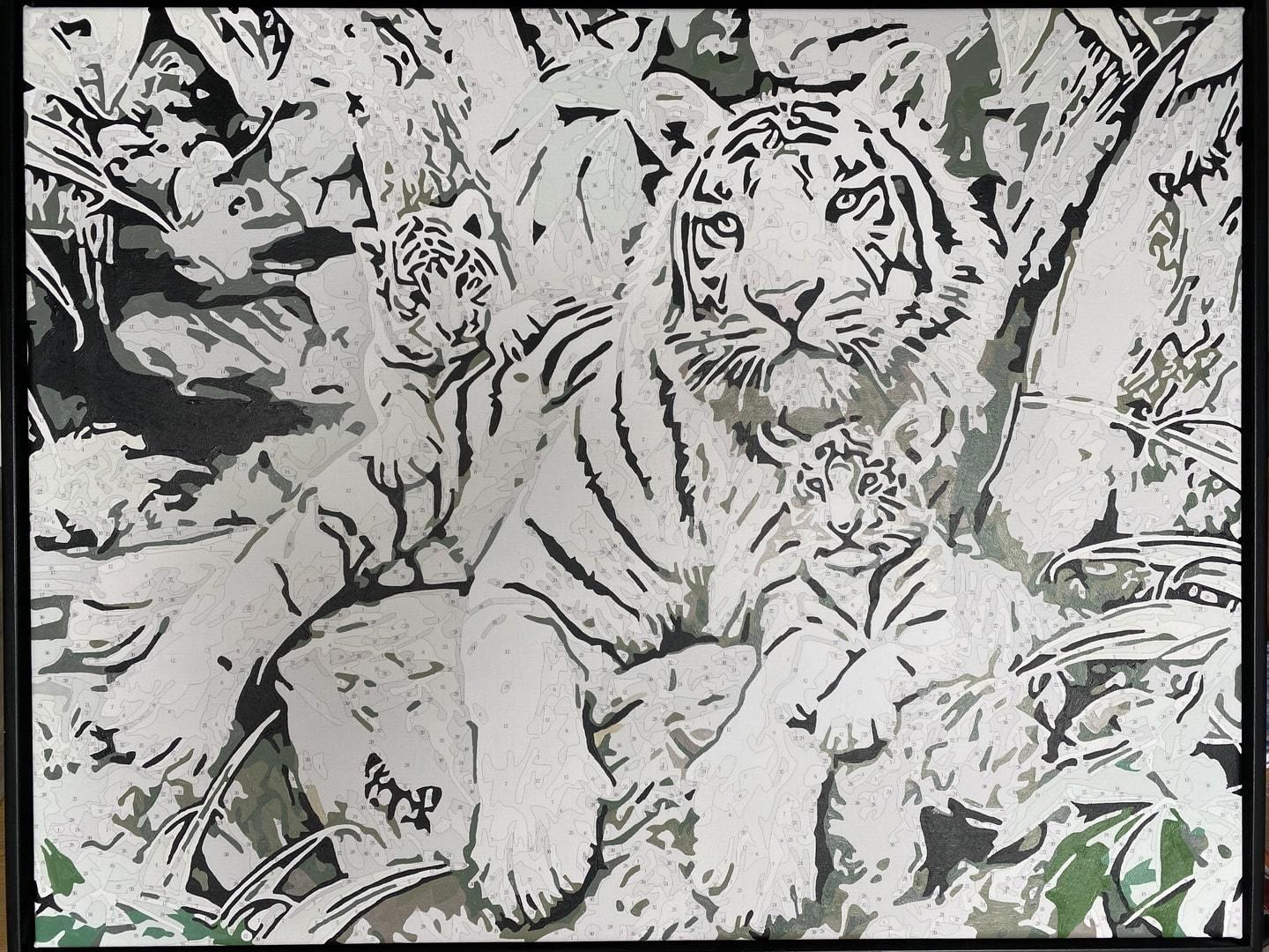 Make your own painting: start painting