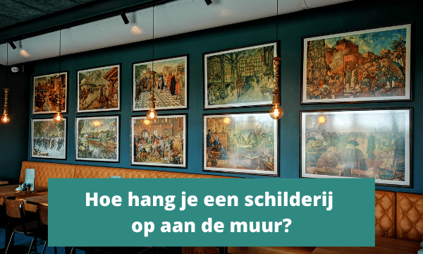 How do you hang a painting on the wall?