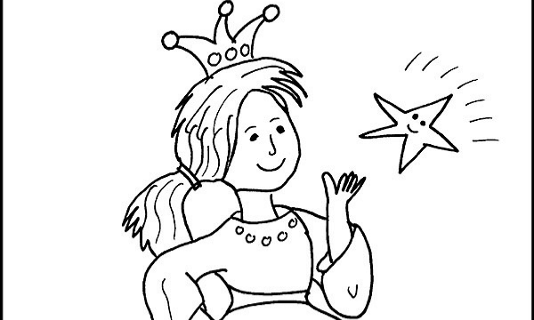 Princess - Free coloring pages for girls