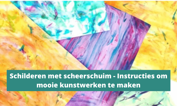 Painting with shaving cream