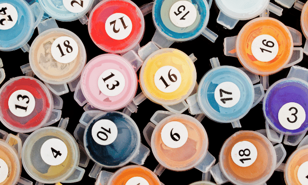 What kind of paint Paint by Numbers