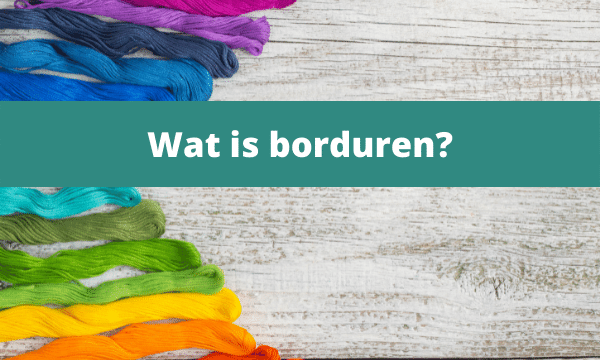 What is embroidery?