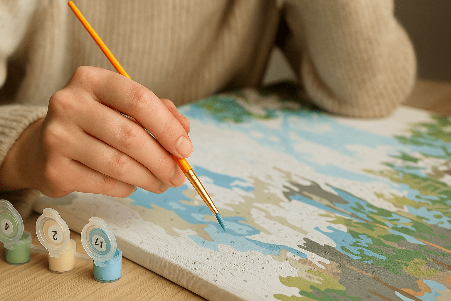 Which Paint by Numbers sets are suitable for beginners?