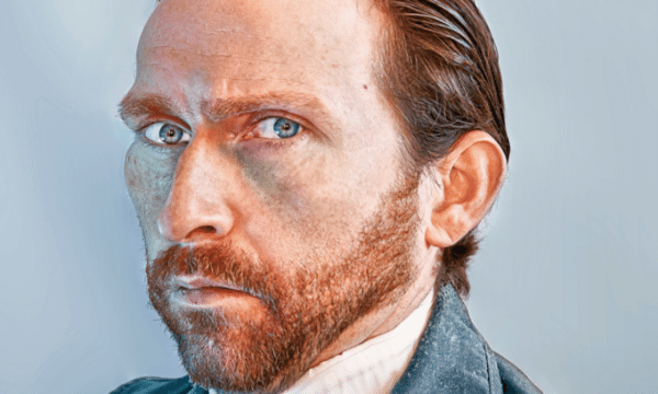Which painter lived with Vincent van Gogh for two months?