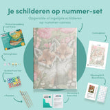 Painting on number 2 Baby Foxes