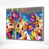 Painting on Number 3 Cows