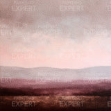 Diamond Painting Abstract minimalist landscape in purple, taupe and burgundy