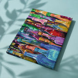Paint by Numbers Abstract Bottles