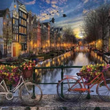Paint by Numbers Amsterdam Canals
