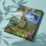 Paint by Numbers Enchanting Swans in a Beautiful Landscape