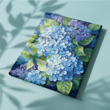 Paint by Numbers Blue Hydrangea