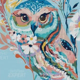Paint by Numbers Blue Owl