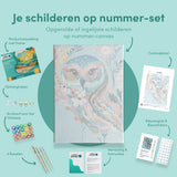 Paint by Numbers Blue Owl