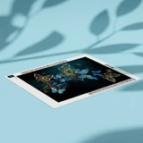 Diamond Painting Blue and Gold Butterflies
