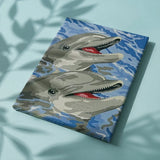 Paint by Numbers Happy Dolphins