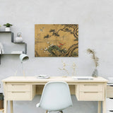 Paint by Numbers Blooming under the old pine Japan