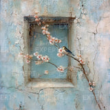 Paint by Numbers Blooming Window to the Past