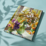Paint by Numbers Flowers at the Window