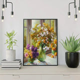 Paint by Numbers Flowers at the Window