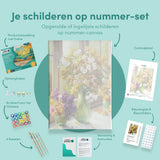 Paint by Numbers Flowers at the Window