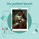 Diamond Painting Flowers in a Vase