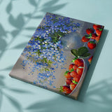 Paint by Numbers Flowers with Strawberry