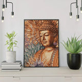 Paint by Numbers Buddha Brown Shades