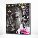 Paint by Numbers Buddha with Flower