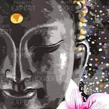 Paint by Numbers Buddha with Flower