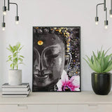 Paint by Numbers Buddha with Flower
