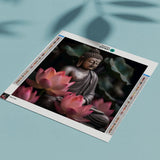 Diamond Painting Buddha with Lotus Flower