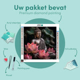 Diamond Painting Buddha with Lotus Flower