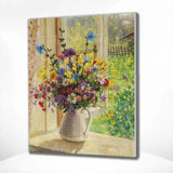 Diamond Painting Bouquet Window