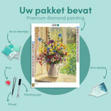 Diamond Painting Bouquet Window