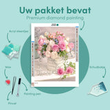 Diamond Painting Bouquet with Roses