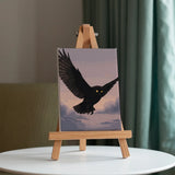 Tawny Owl at Twilight - Paint by Numbers Mini Set of 6