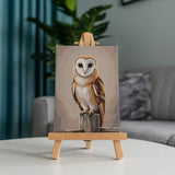 Tawny Owl at Twilight - Paint by Numbers Mini Set of 6